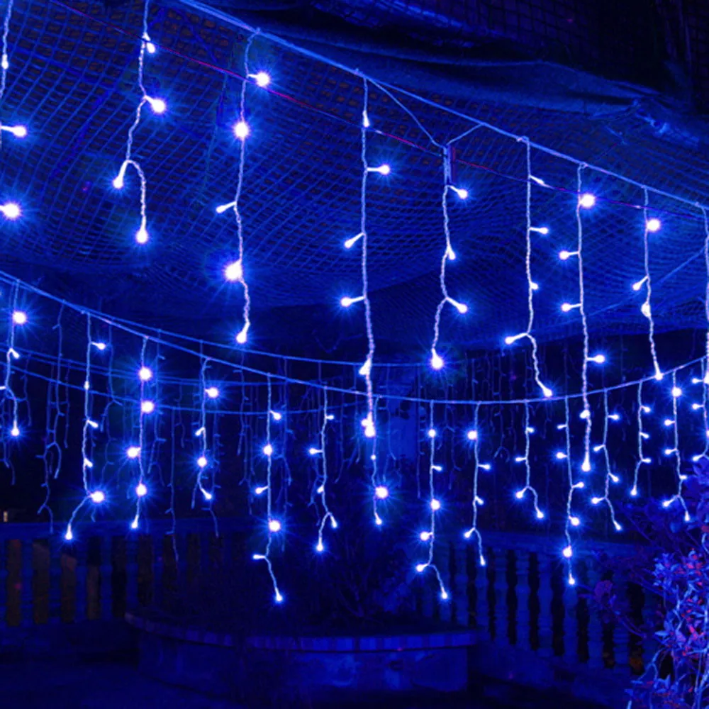 Blue Гирлянда люсис привело Decoracion сказочные огни наружная струна Guirnalda 120 светильник с солнечной батареей Свадебная вечеринка Рождественский садовый декор 2 - Испускаемый цвет: Blue