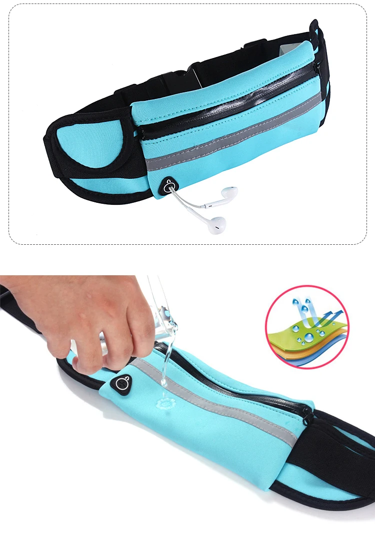 Унисекс портативные уличные спортивные карманы противоугонные мобильные поясные сумки ремень для бега водонепроницаемый Бег Велоспорт
