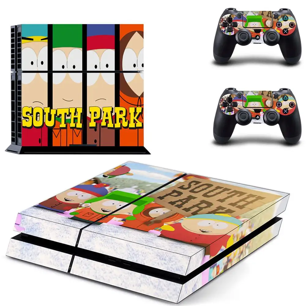Саут Парк PS4 кожа PS 4 стикер Play station 4 наклейки s наклейки Pegatinas Adesivo для консоли playstation 4 и 2 контроллера