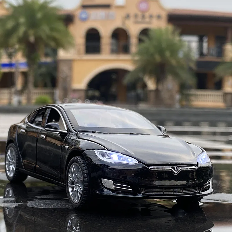 Tanio 1:32 Tesla Model S Model 3 Model X aluminiowy