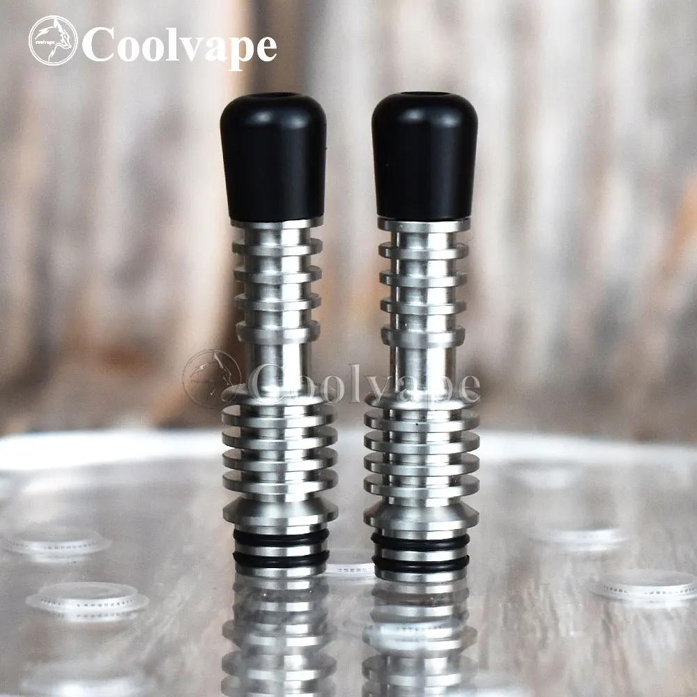 

wolfcoolvape 510 MTL Drip Tip SS316 Metal Long Vape Tip for Berserker V2 MTL RTA Heat resistance Mouth Piece For RDA RTA
