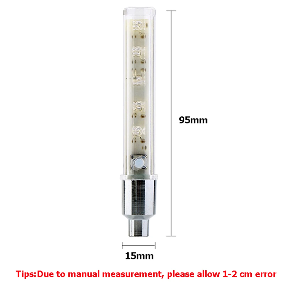 2pcs Bicycle Light 5 LED Wheel Tyre Tire Valve Caps Spoke Lights MTB Road Bike LEDS Warning Cycling Lamp Bicicleta Luces BC0037 (4)