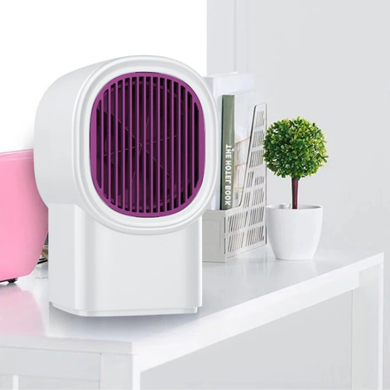 Mini-Heizgerät für Zuhause, tragbarer elektrischer Lufterhitzer, 2S, schnelles Aufheizen, warmer Ventilator, Desktop für das Badezimmer im Haushalt im Winter_voghion.com