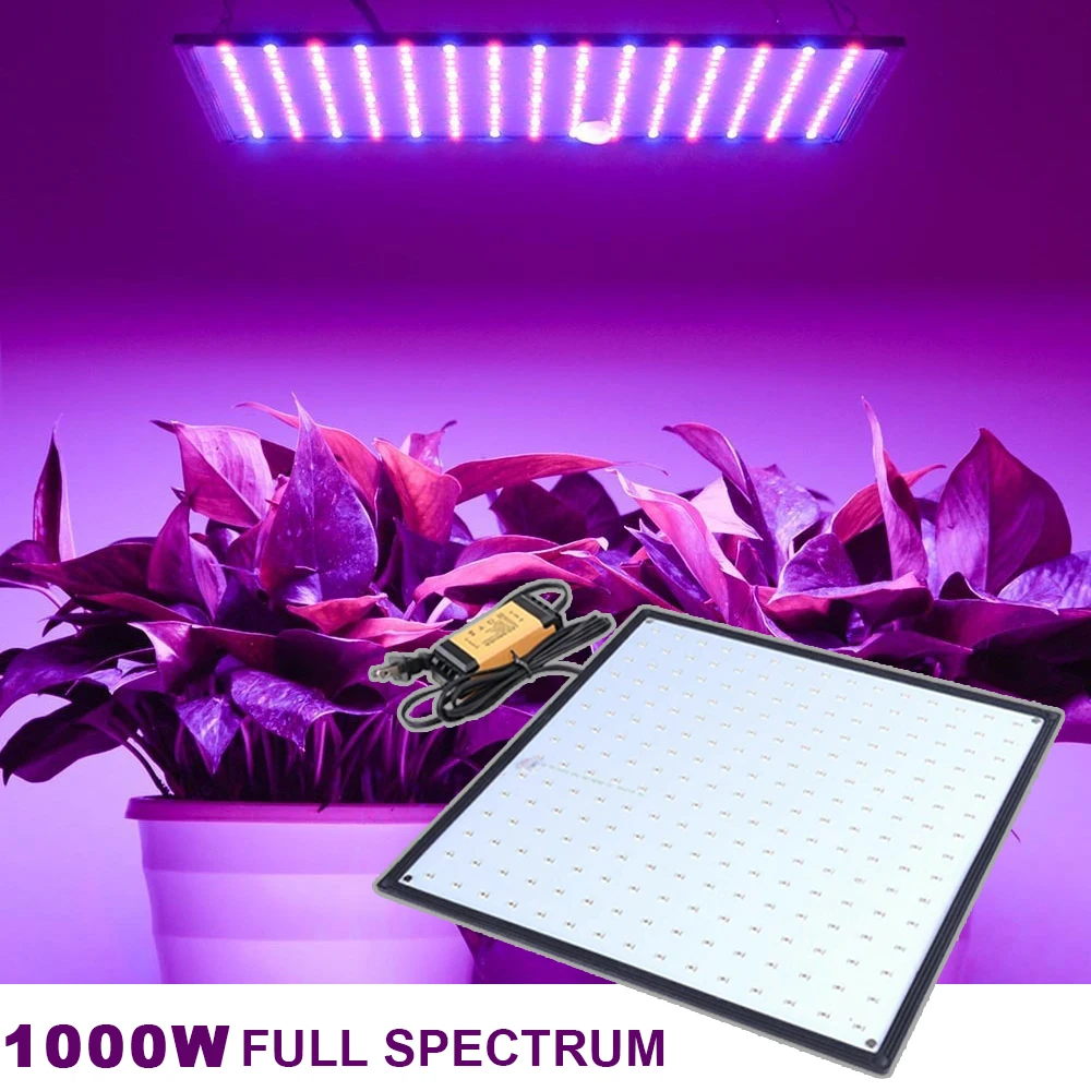 

1000W Full Spectrum Indoor LED Grow Light Lamp For Plant Seed Flower Led Growing 225 Led Red Blue Fitolampy Phyto Ultrathin Tent