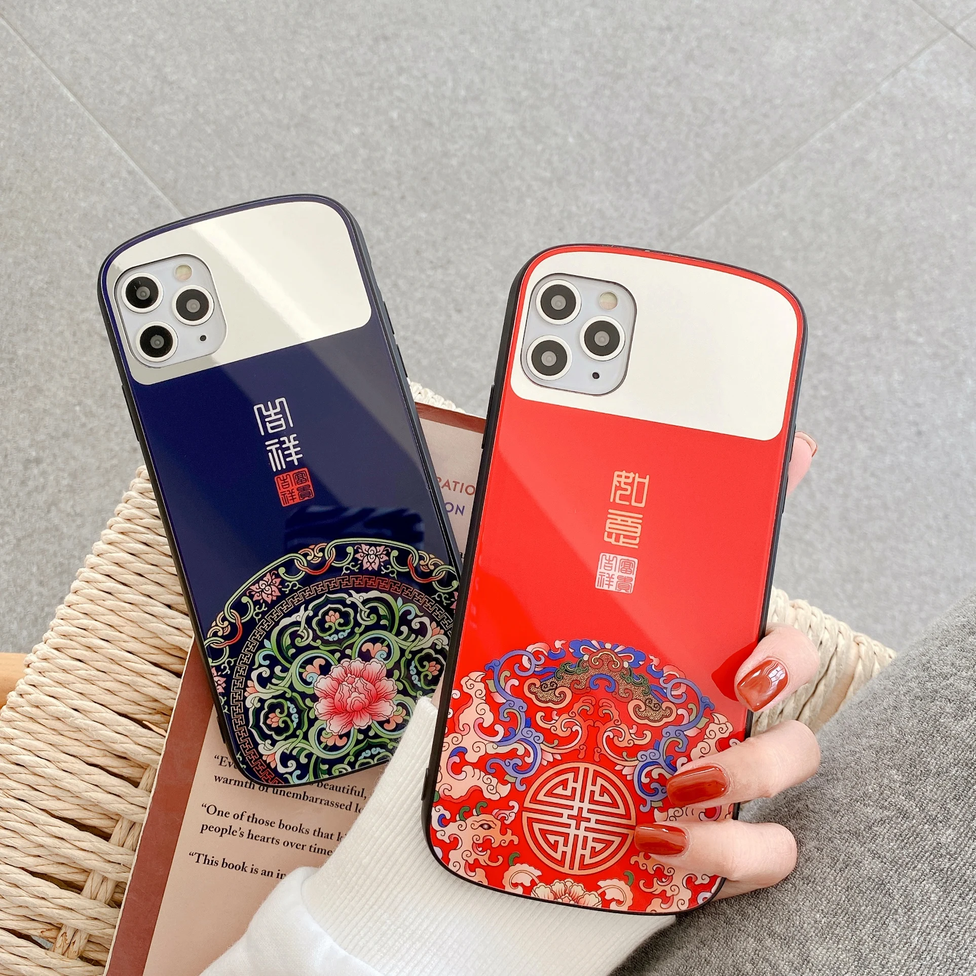 

China wind shield series mobile phone case is suitable for iPho ne11pro / 11promax / 12 / 12pro / 12promax / 12mini / hwp30