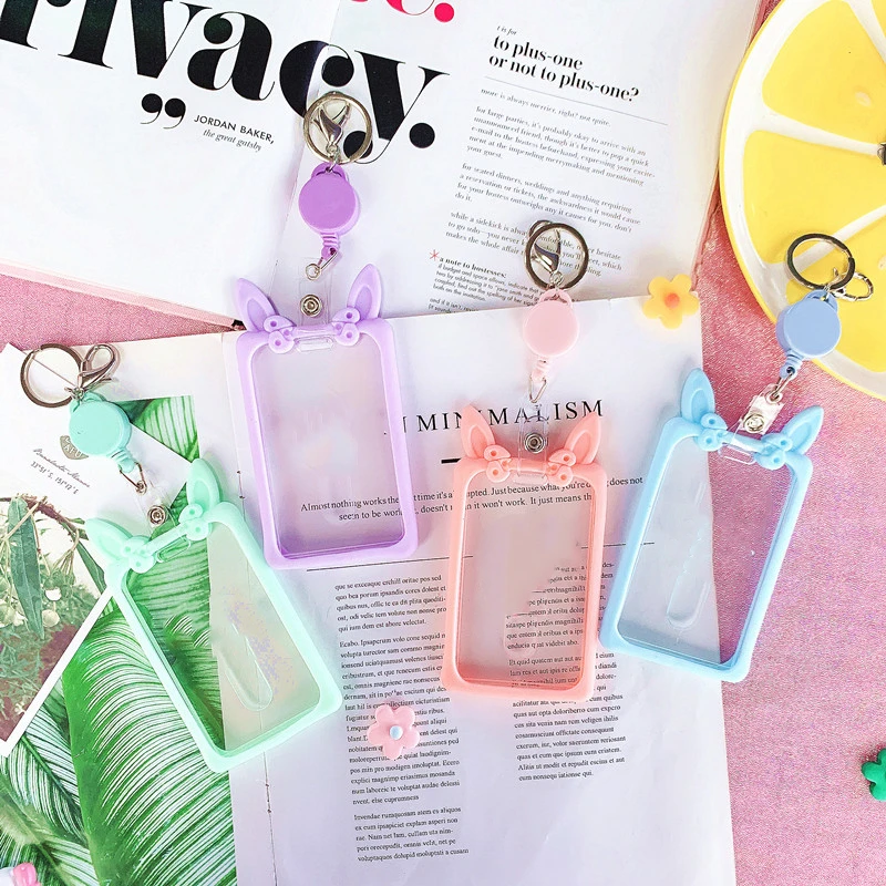 

Cartoon Fruit Cute Card Holder Students Girl Cute Bus Card Case Badge Credit Card Holder Badge Holder