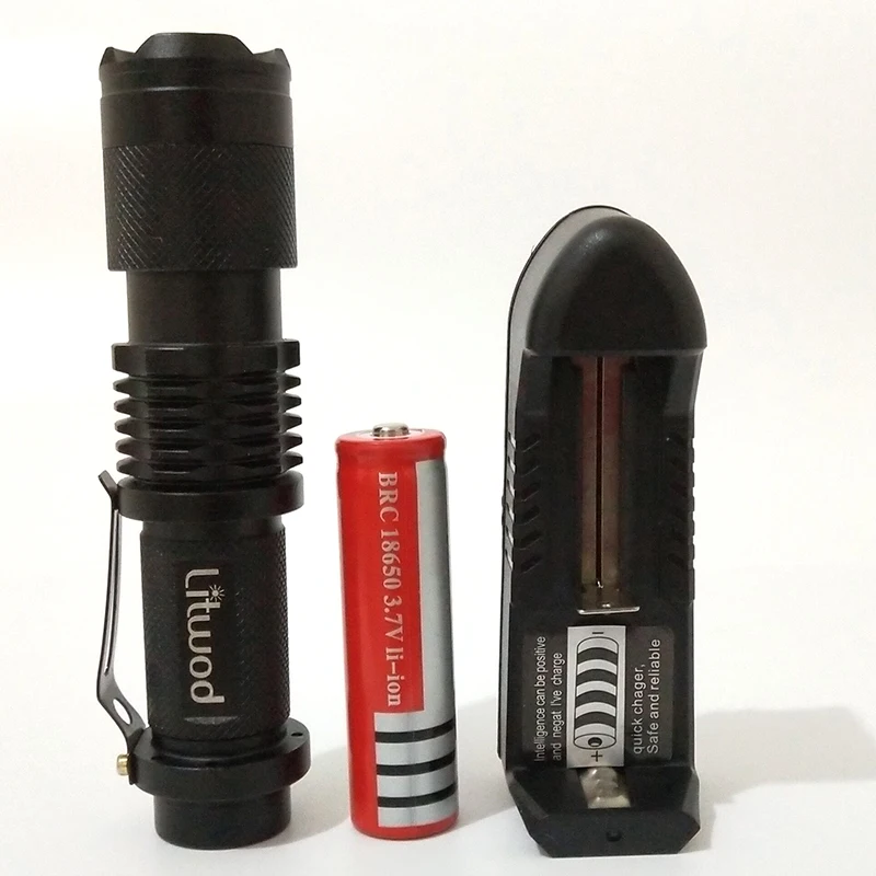 Litwod Z201301 XM-L2 U3 Micro USB Перезаряжаемый светодиодный фонарик масштабируемый 5 режимов Переключатель алюминиевый фонарь фонарик факел - Испускаемый цвет: Option G