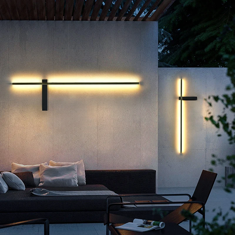 LED Outdoor Long Thin Wall Light 1