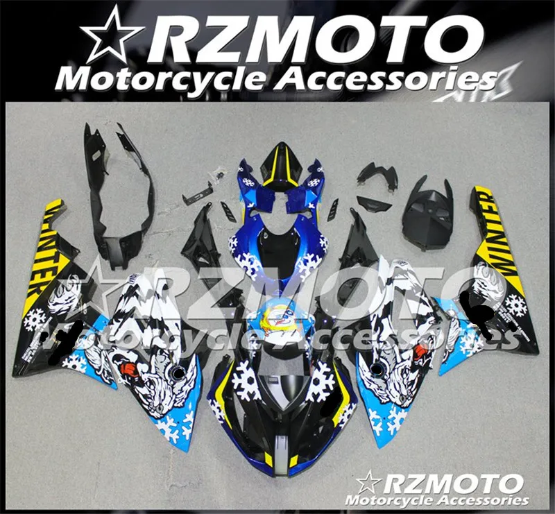 

New ABS Motorcycle fairing kit For BMW S1000RR 2015 2016 Bodywork Injection mold black blue yellow white Store No.0038