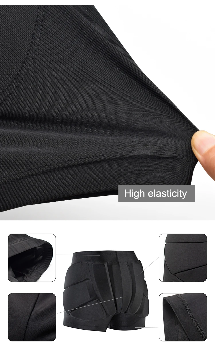 Hip Protector Motorcycle Shorts WOSAWE Adult's Motorcycle Hip Protector Motocross Shorts Hip Padded Protection Moto Figure Skiing Skating Riding Protective Mat