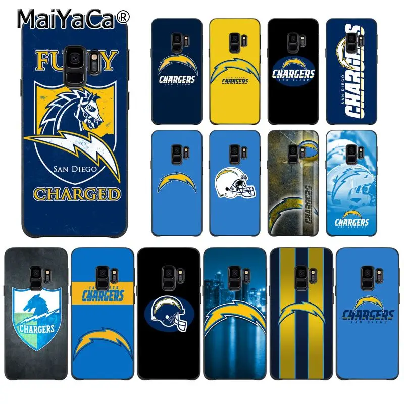 

MaiYaCa San Diego Chargers TPU Soft Phone Accessories Phone Case for Samsung S9 S9 plus S5 S6 S6edge S6plus S7 S7edge S8 S8plus