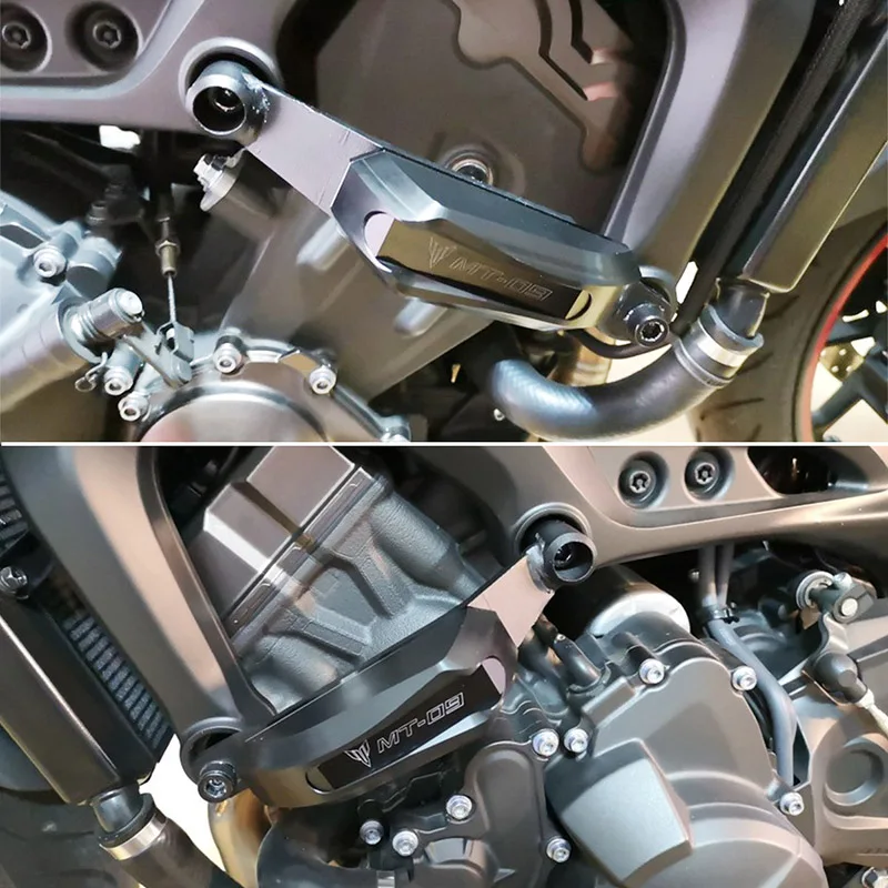 Защита двигателя для YAMAHA MT 09 FZ FJ TRACER 2014 2020 XSR900 Tracer 900 2016 SEMSPEED аварии рамки