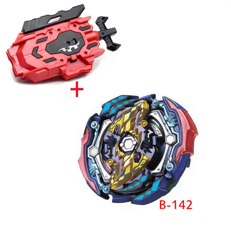 Новые игрушки Beyblade Burst B144 B143 B142 B139 Bables Toupie Bayblade Burst Металл Fusion Бог волчок Beyblade сумка игрушка - Цвет: 142 with launcher