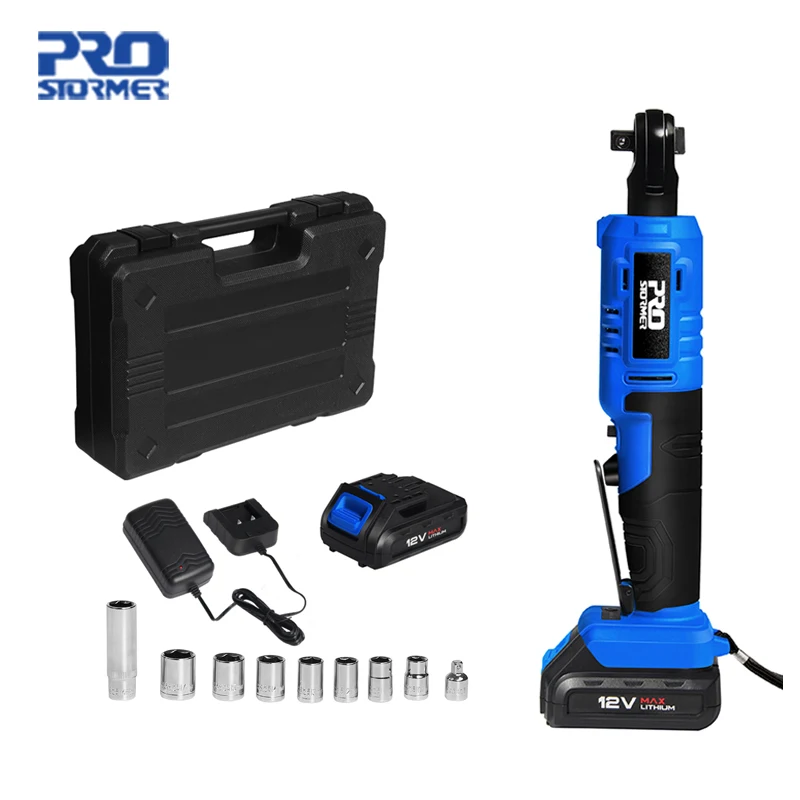 PROSTORMER 12V электрический ключ с трещоткой 45 нм аккумуляторная батарея крутящим