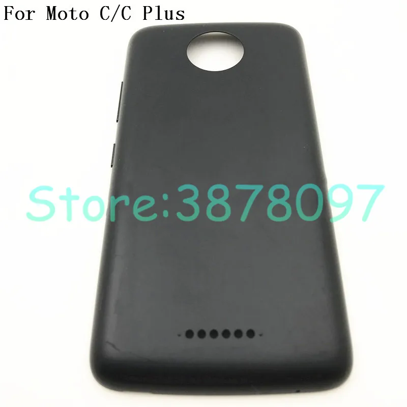 Задняя крышка батарейного отсека для Motorola C XT1754 XT1750 XT1756/C Plus XT1721 XT1723 XT1724 задняя крышка батарейного отсека+ логотип
