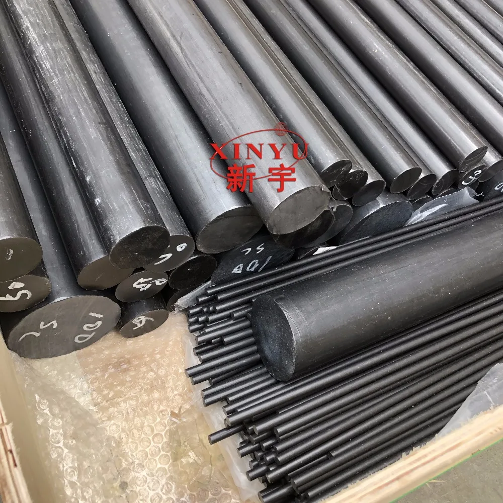 Black-Color-Graphite-Filled-PTFE-Extruded-Bar (2)