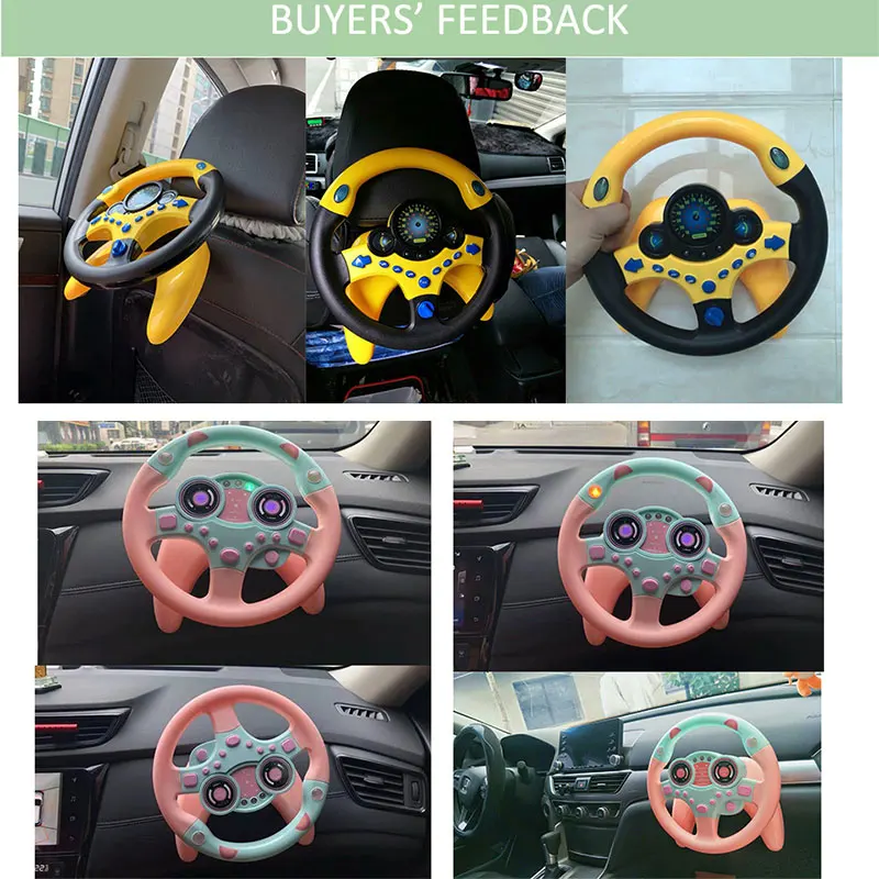 steering wheel for car seat toy