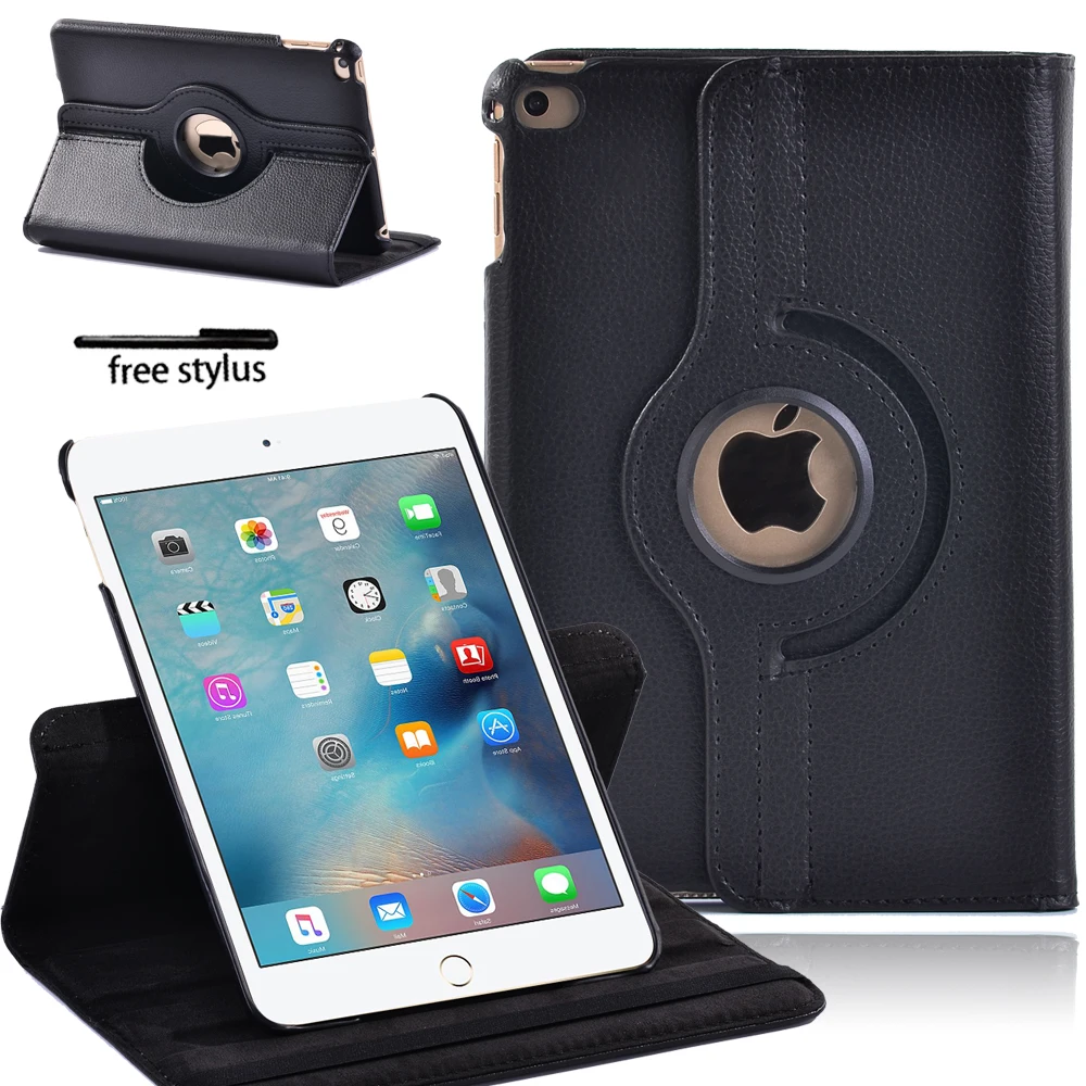 

Tablet Cover Rotating 360 for Apple Ipad Mini 4/5 7.9 Inch PU Leather Flip Stand Tablet Cover for A1538/A1550/A2133/A2124/A2125