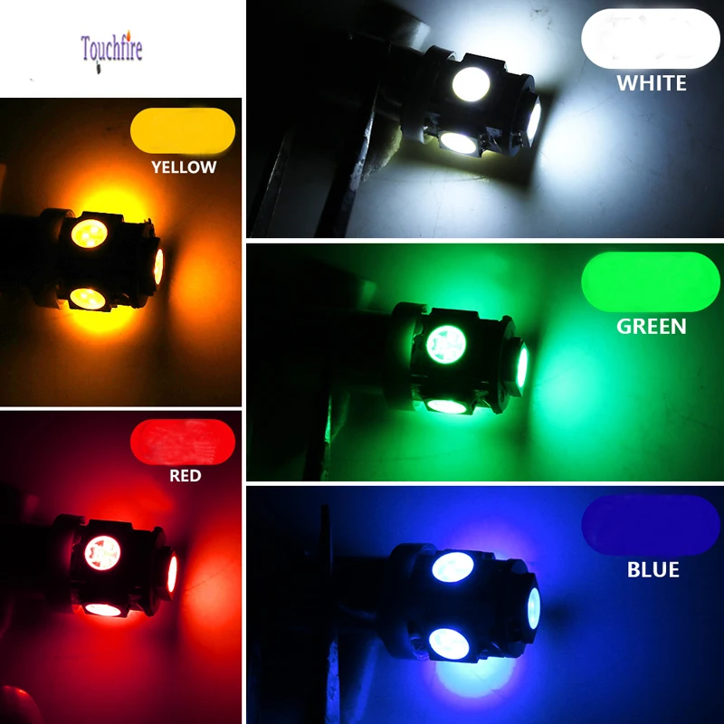 500 шт. BA9S 5050 SMD 5 светодиодный COB автомобильный T4W H6W светодиодный лампы T4W светодиодный авто Интерьер светильник номерного знака просвет сигнальный светильник оптом
