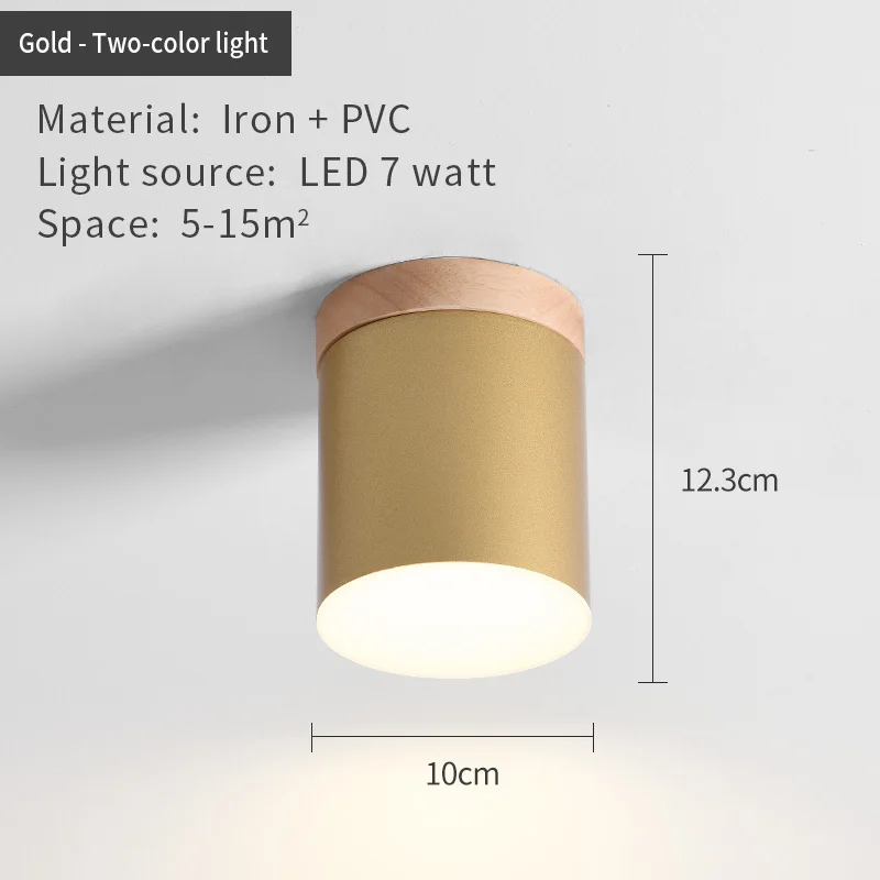 Gold-cold and warm 8 цветов AC220V современный роскошный белый потолок Освещение в помещении приспособление Спальня лампа Гостиная светодиодный огни дерева лампы Освещение для дома - Цвет корпуса: Gold-cold and warm
