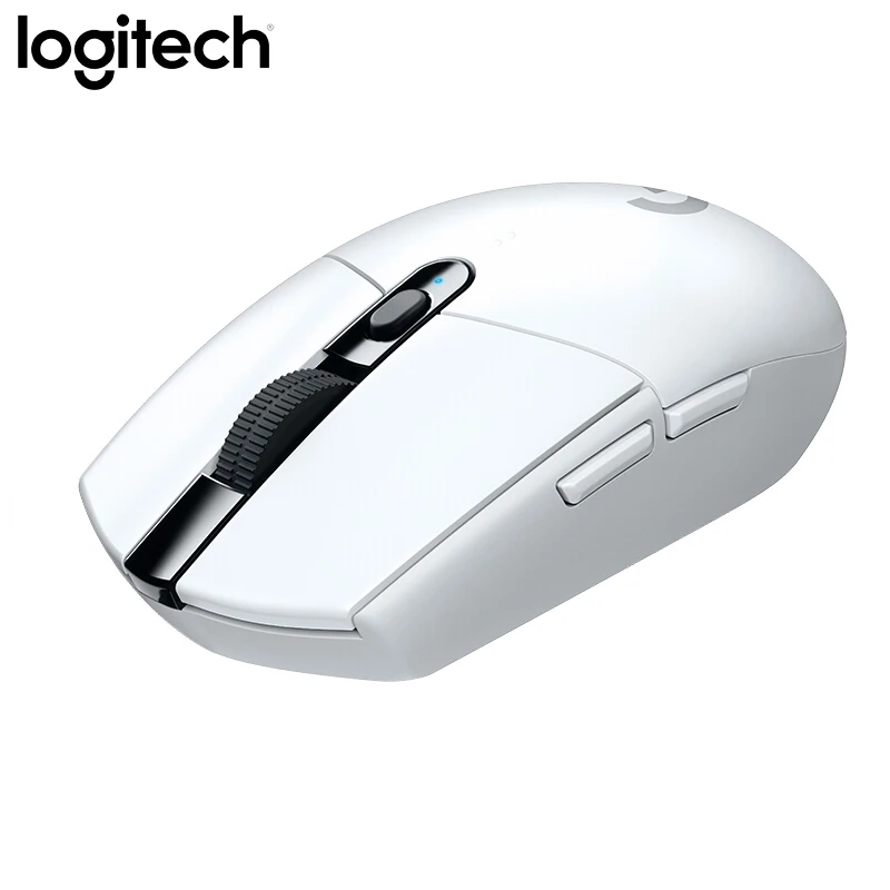 Игровая беспроводная мышь logitech G304 с датчиком LIGHTSPEED HERO, 12000 точек/дюйм, геймерская мышь для Windows Mac, игровая мышь - Цвет: White