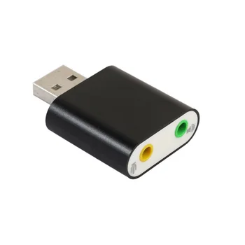 

1pcs For Mic Speaker Laptop PS4 Computer Sound Card Audio Adapter Sound Card USB To 3.5mm Mic Jack Stereo Headset For XBOX PS3