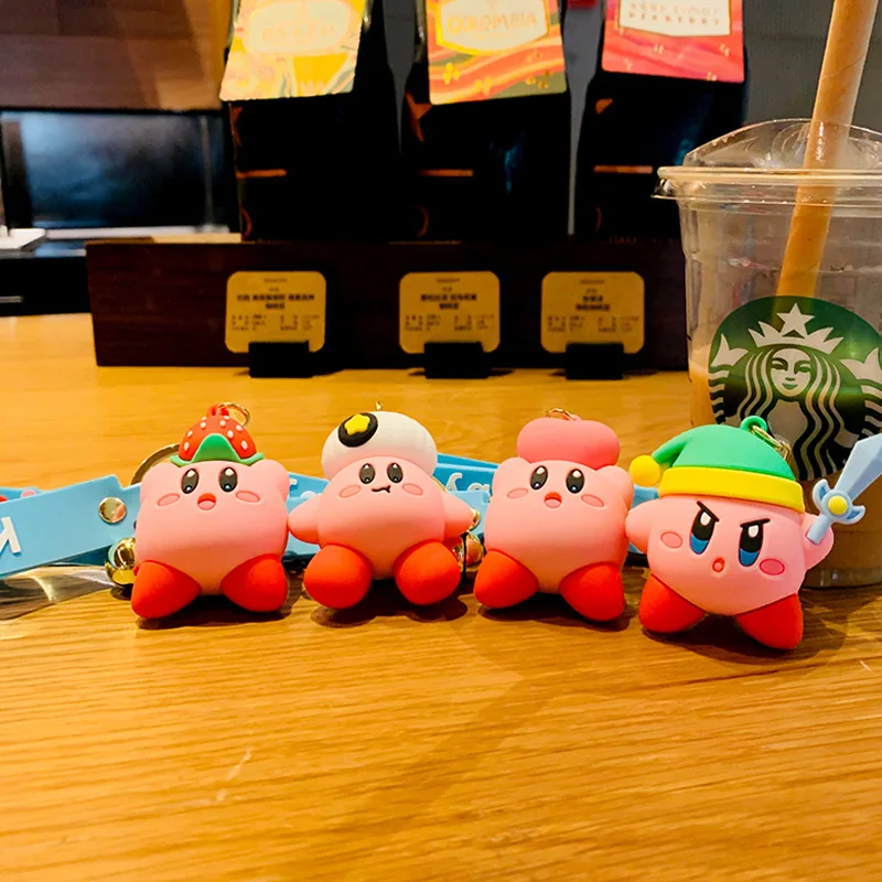 Новые хобби мягкие животные плюшевые фильмы Kirby брелок для рюкзака кулон