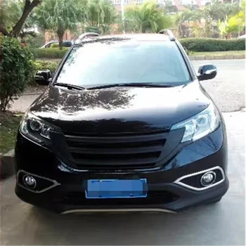 

Use For Honda CRV Racing Grills 2012--2014 Year Carbon Fibre Refitt Front Center Racing Grille Cover Accessorie Body Kit