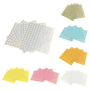 

5 Sheets Waterproof Essential Oil Bottle Cap Labels Stickers Well Sealed To The Bottle for Storage