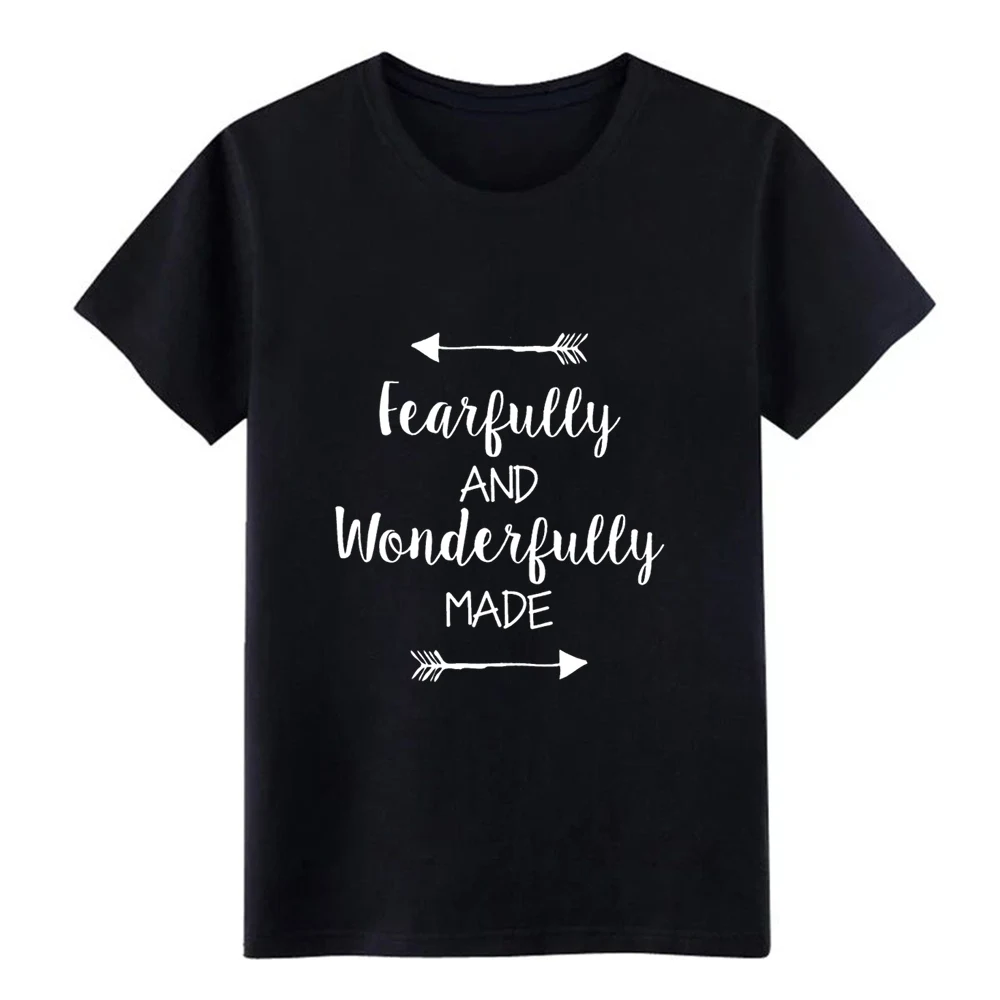Fearfully and Wonderfully Made Raglan Tee teacher t shirt Customize cotton S-XXXL Formal Anti-Wrinkle Casual Spring slim |