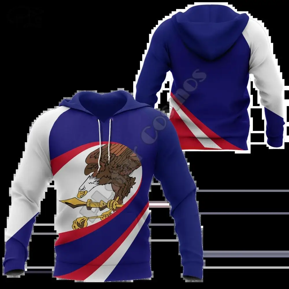 

New Brand Island Country Flag American Samoa Polynesian Culture Retro Tattoo Tracksuit Men/Women 3DPrint Funny Casual Hoodies A7