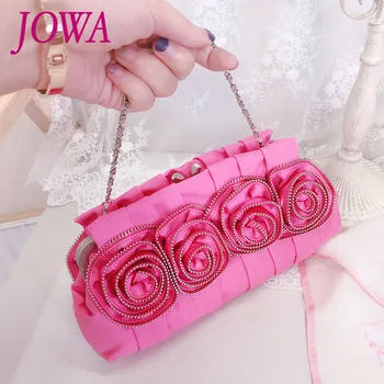 

Special offer Fashion Evening Clutches Women Bags Wedding Party Floral Package PU Handbag Chain Shoulder Bag Lady banquet Purse