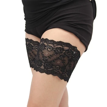 

Women's Leg Warmer Summer Thigh Bands Sexy Lace Leg Warmers Women Silicone None-Slip Anti Chafing Thigh Bands Anti-Friction