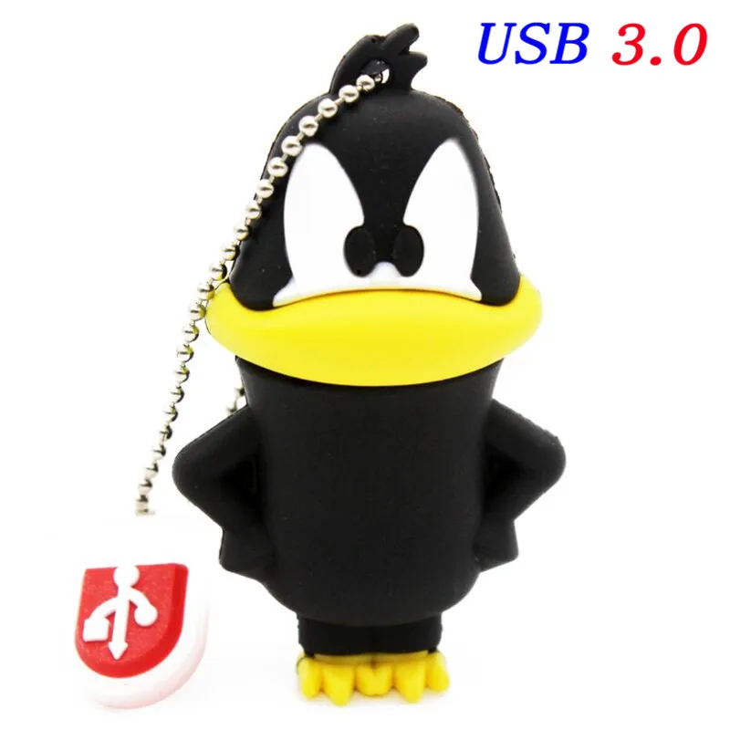 USB 3,0 Looney tung usb флэш-накопитель 64 ГБ 32 ГБ 16 ГБ 8 ГБ 4 Гб флешки bugs Банни Даффи Дак носитель в форме сказочного персонажа животное ручка привод - Цвет: A