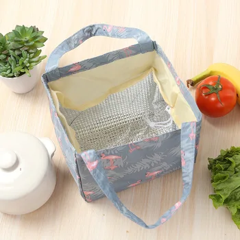 

New Fresh Insulation Lunch Bag For Women Student Kid Thermal Insulated Oxford Picnic Food Cooler Box Tote Storage Ice Bags
