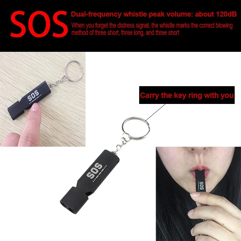 2 шт. походный свисток для выживания на природе Частотный многофункциональный