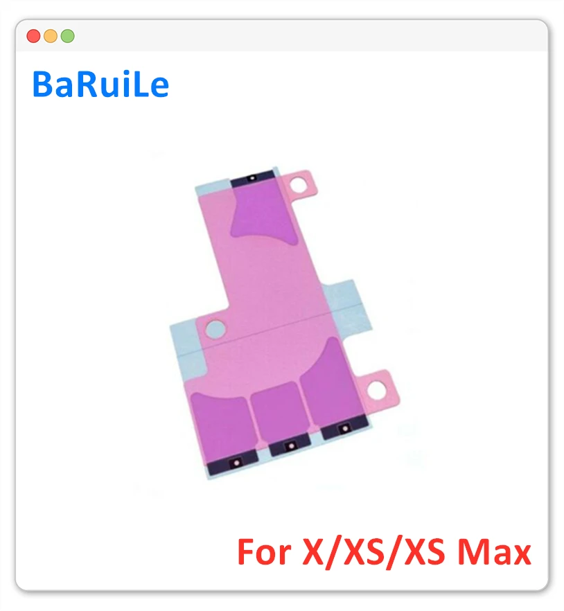 100 шт. клейкие ленты BaRuiLe для iPhone X 5 8 ''XS Max 6 5'' XS XR 3M | Мобильные телефоны и