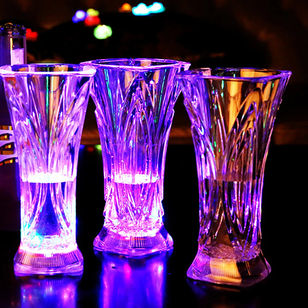 Светодиодный светильник с функцией изменения цвета, активированный водой, вечерние, для бара, ресторана, пива, напитков