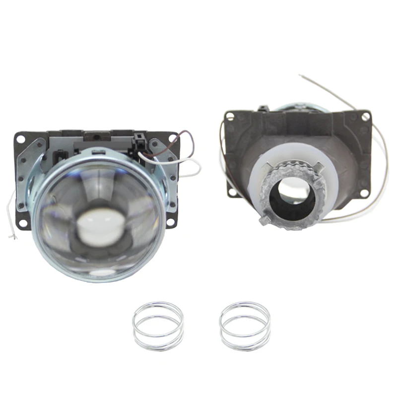 SHUOKE Bixenon HID Projector Lens Bi Xenon Headlight RHD LHD 3.0 Inch Metal Holder Retrofit Modify H4 halo Fit in D2S D2H Bulb