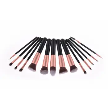 

14Pcs/set Makeup Brushes Powder Foundation Eyeshadow Eyebrow Eyeliner Blush Make Up Brush Set Cosmetic Soft Synthetic Hair