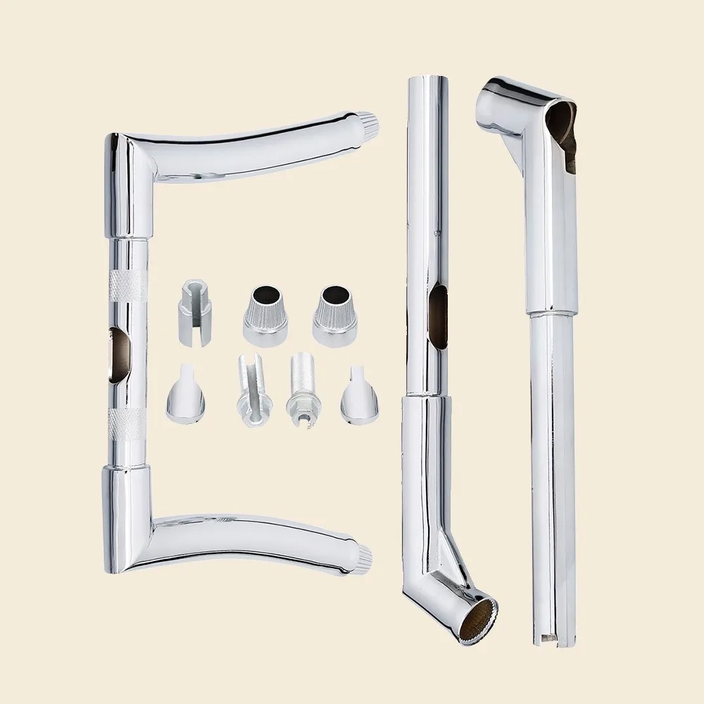 Мотоцикл сплайсированный хром 1" Rise руль для Harley FLST FXST Sportster XL Dyna