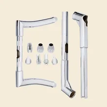 Мотоцикл сплайсированный хром 1" Rise руль для Harley FLST FXST Sportster XL Dyna