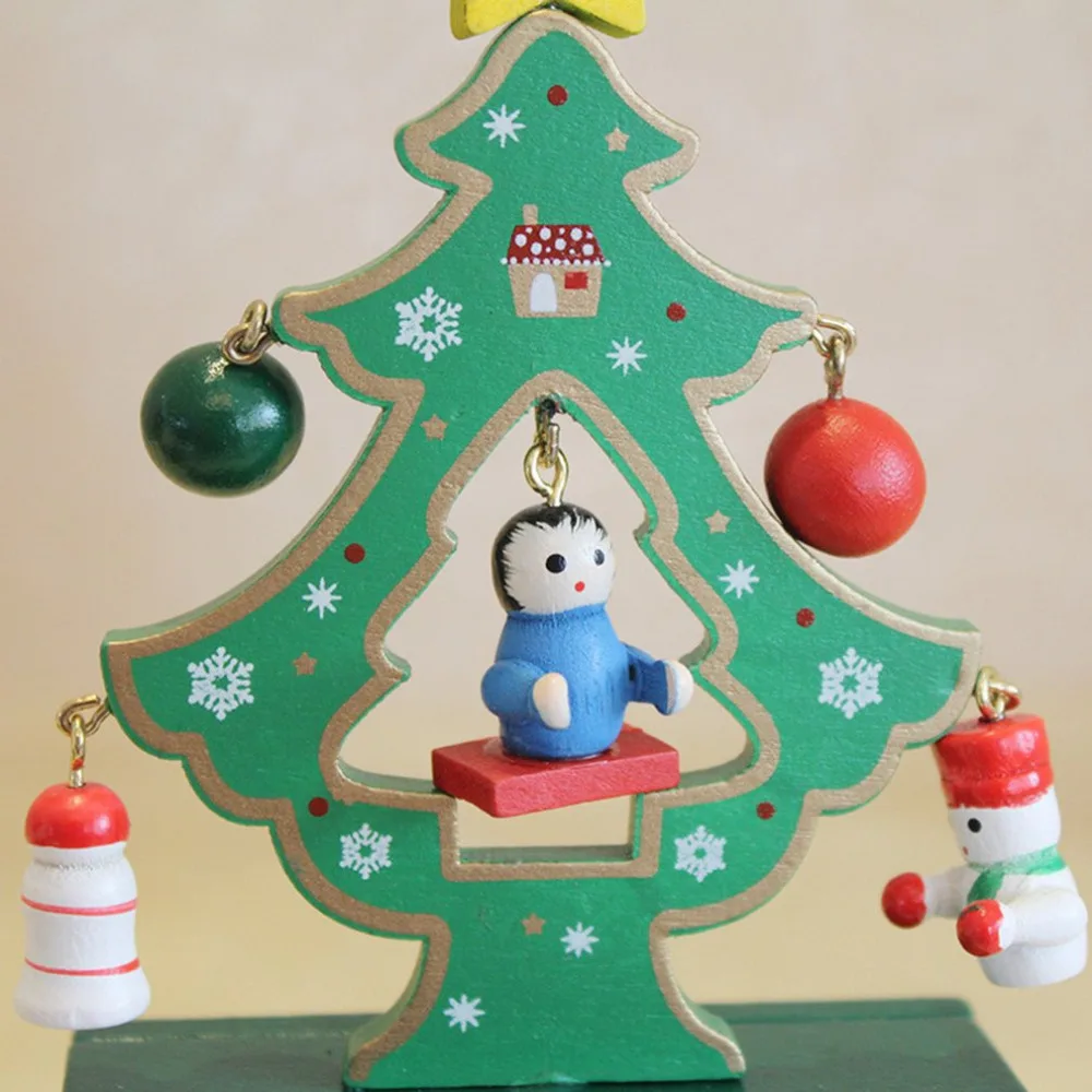 Рождественский обратный отсчет, деревянный календарь, украшения для дома, офисный стол, Декор, искусственные украшения, художественные подарки