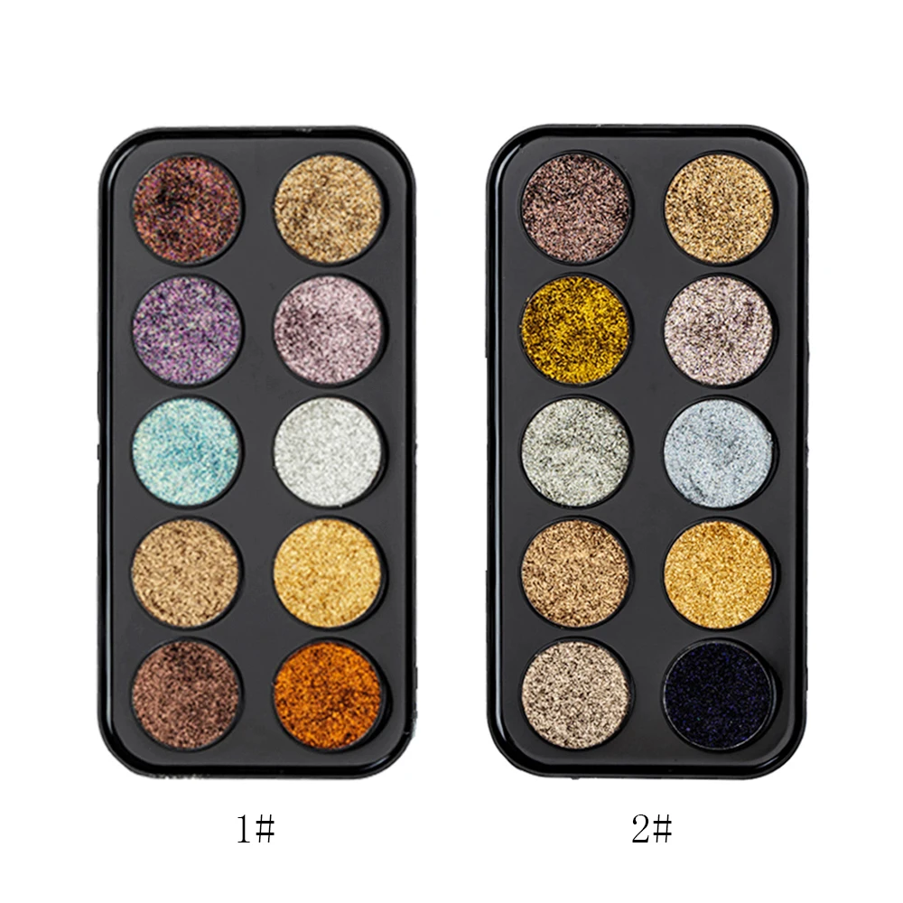 

MISS ROSE Glitter Makeup Eye Shadow Disc Long Lasting EyeShadow Powder Palette Highlight Glow Shimmer Cosmetics make up tools
