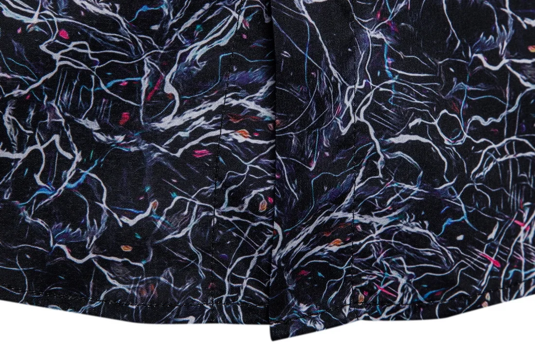 Top men shirt men men s shirts fashion casual shirts printed shirts men s lapel shirts 5