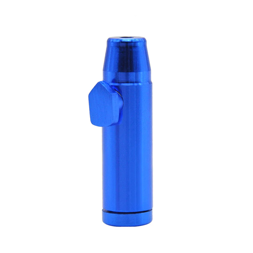 Snuff Pipe 3# Aluminum Alloy Metal Snuff Nose Smoke Pot Snuff Bottle Smoking Set Cigarette Holder Tobacco Pipe