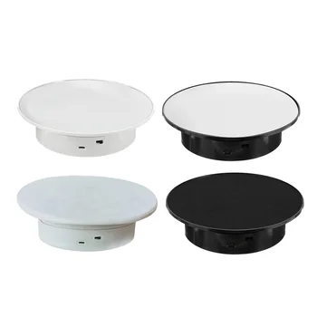 

Mirror Surface 360° Rotary Display Stand Adjustable Turntable Jewelies Holder