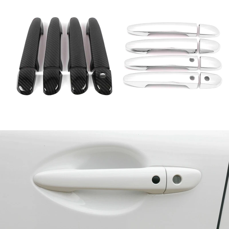 

Carbon Look For MAZDA CX-5 CX5 CX 5 2017 2018 2019 Door Handle Cover Door Protection Trim Sticker