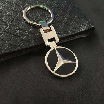 

Apply To For Merceds Key Buckle Man Ma'am Vehicle Key Chain Key Ring C Level E Level Glk Level Key Car Golden Black Keychain