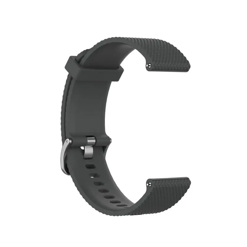 Подходит для Garmin vivoactive 4S текстурный силиконовый ремешок 18 мм ширина портативный беговой фитнес-браслет с защитой от пота